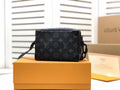 Louis Vuitton Mini Soft Trunk Monogram Eclipse Canvas By Virgil Abloh For Men, Bags, Shoulder And Crossbody Bags 7.3in/18.5cm Louis Vuitton M44735