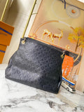 Louis Vuitton Artsy MM Monogram Empreinte Black For Women,  Shoulder Bags 16.1in/41cm Louis Vuitton M41066