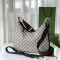 Gucci Attache Small Shoulder Bag 9in/23cm Beige For Women Gucci 699409 96GRN 4082