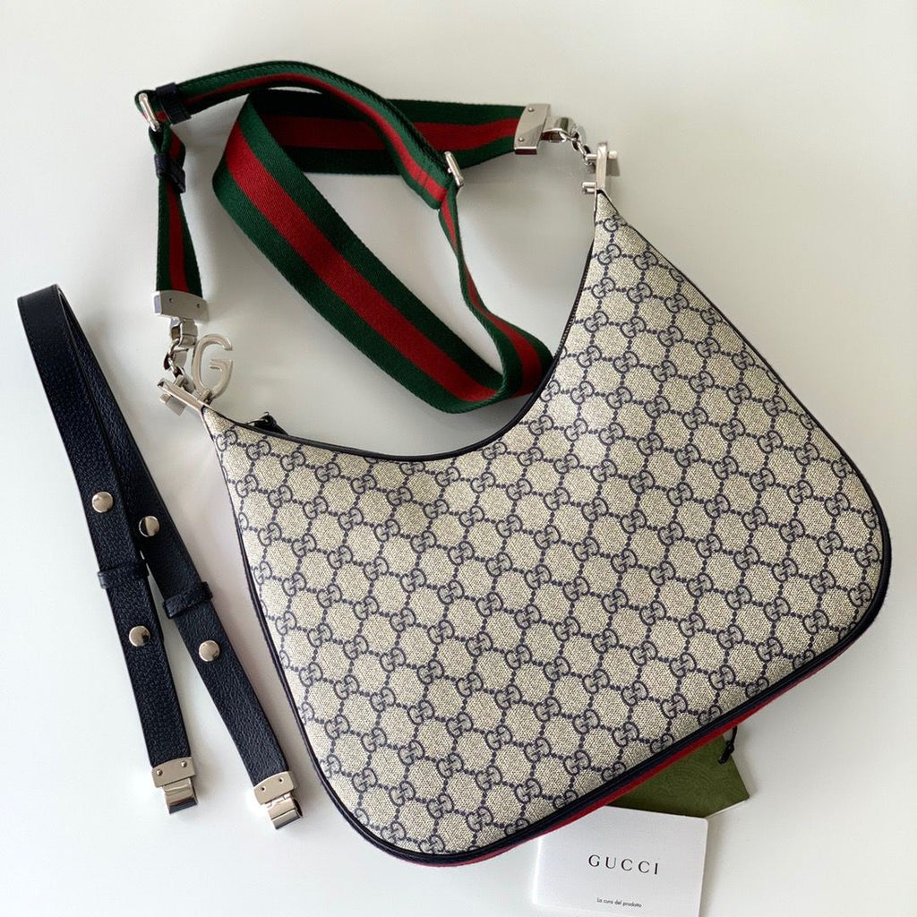 Attache Small Shoulder Bag 9in/23cm Beige For Women 699409 96GRN 4082