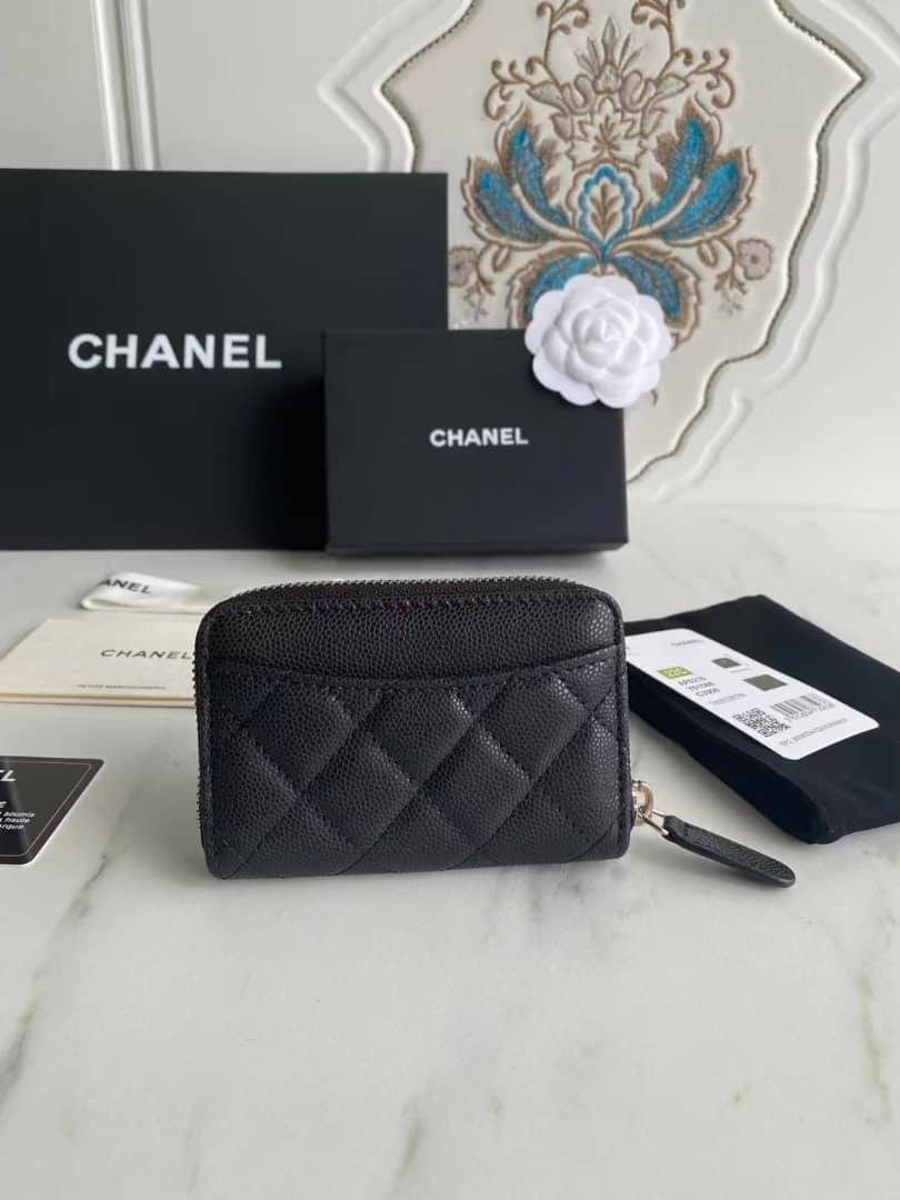 Chanel CHL CLASSIC ZIPPED COIN WALLET 11CM