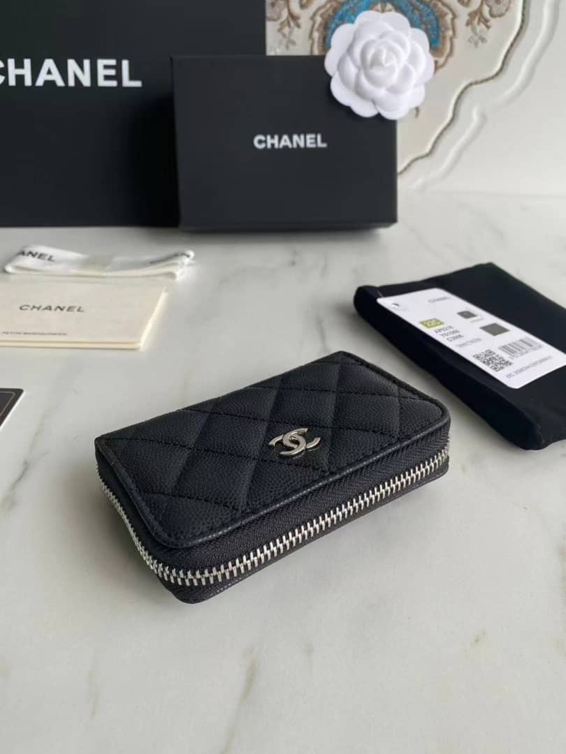 Chanel CHL CLASSIC ZIPPED COIN WALLET 11CM