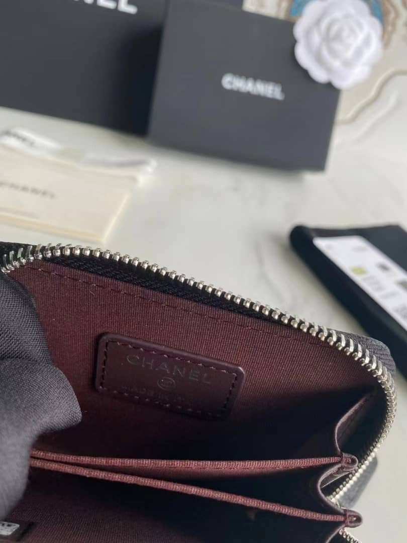 Chanel CHL CLASSIC ZIPPED COIN WALLET 11CM
