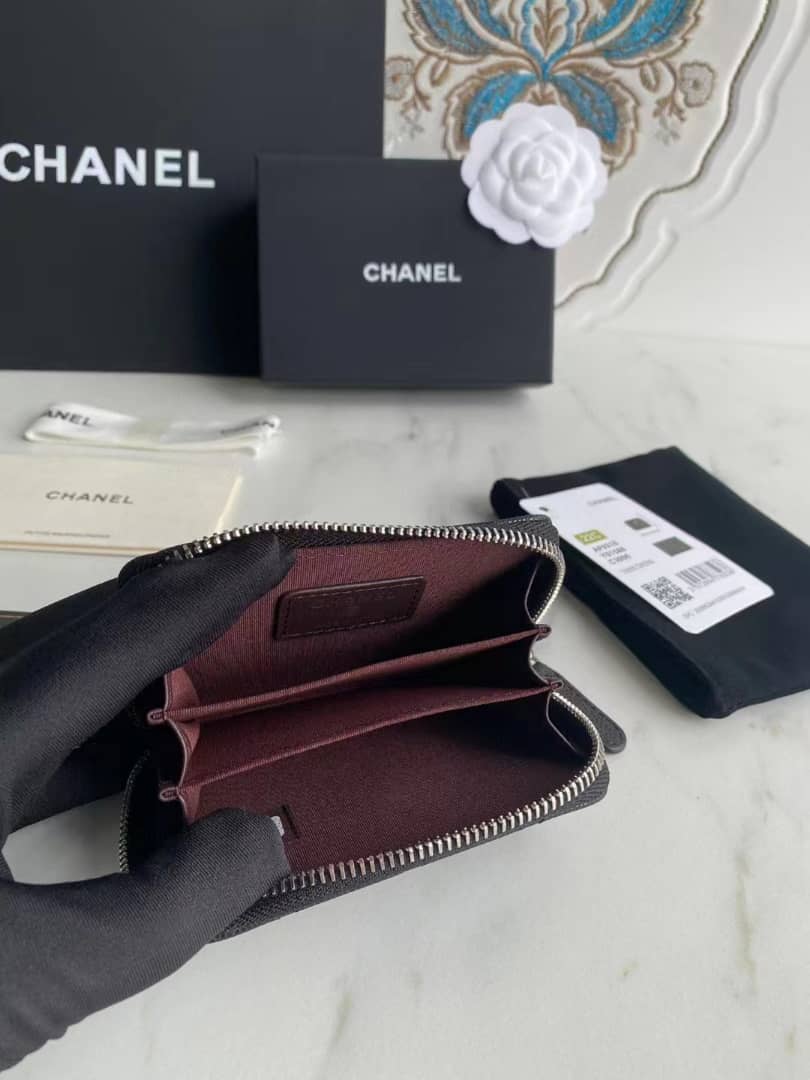 Chanel CHL CLASSIC ZIPPED COIN WALLET 11CM