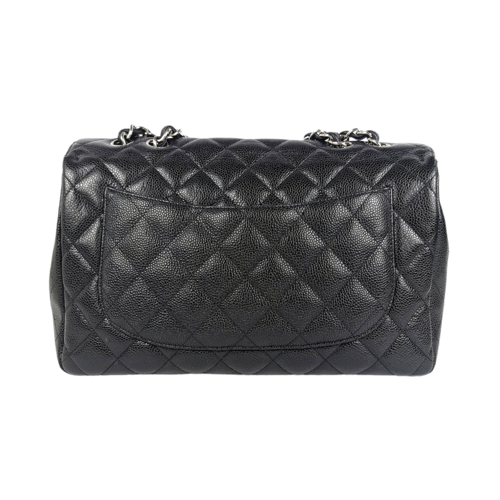 Chanel Classic Single Flap Black Caviar SiLouis Vuittoner