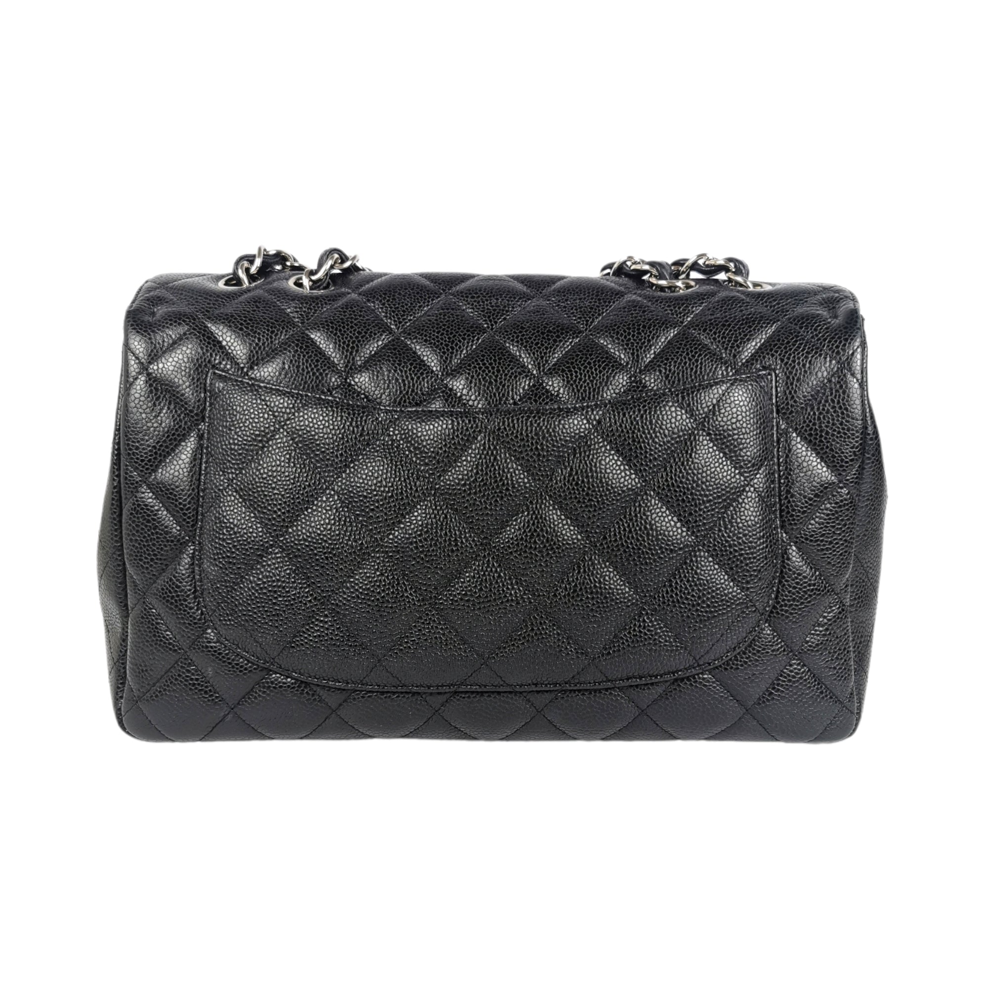 Chanel Classic Single Flap Black Caviar SiLouis Vuittoner