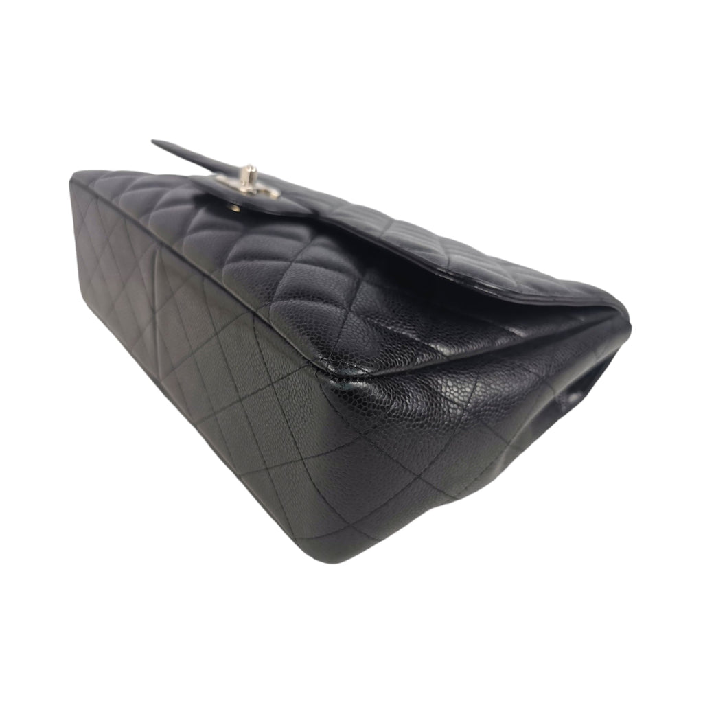 Chanel Classic Single Flap Black Caviar SiLouis Vuittoner