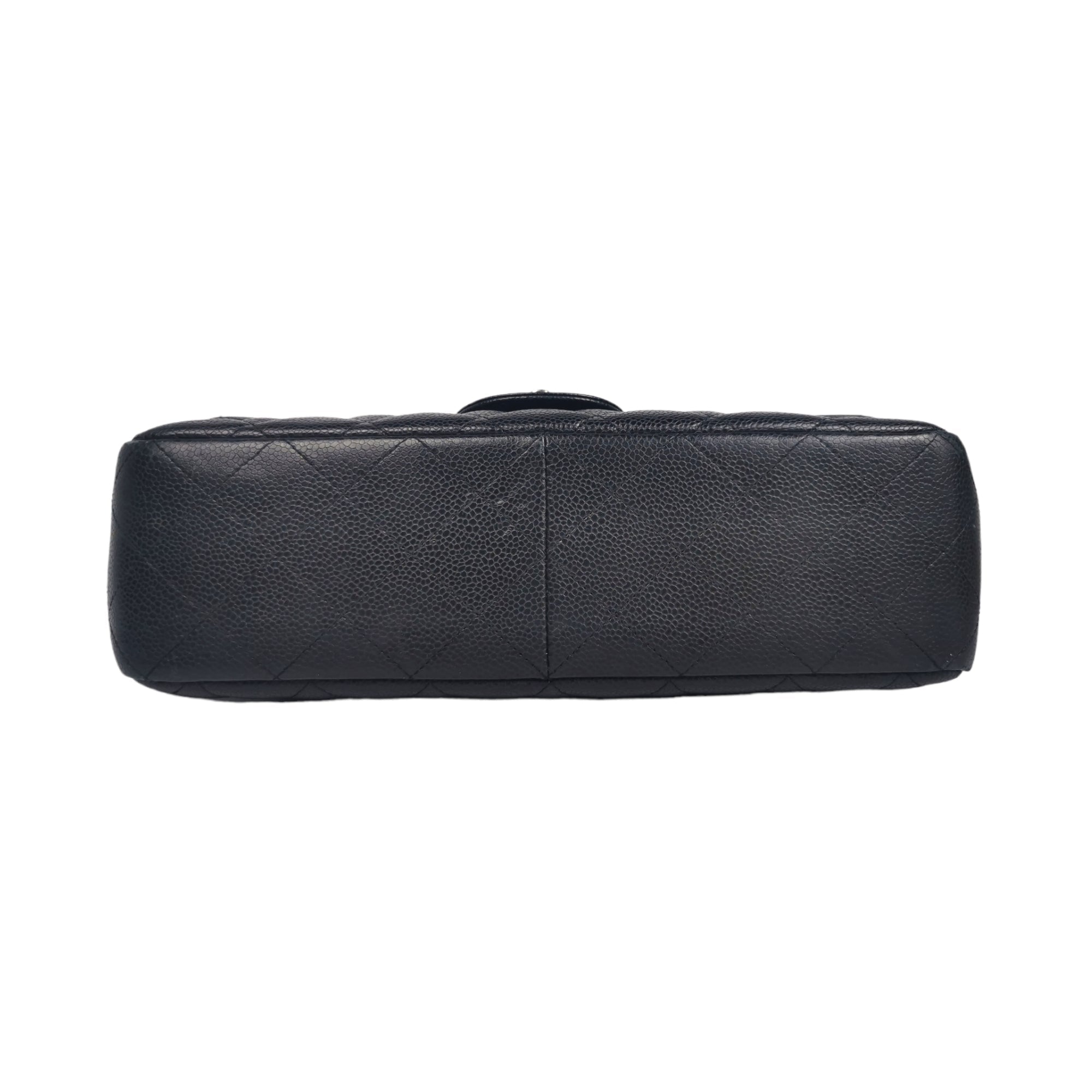 Chanel Classic Single Flap Jumbo Black Caviar SiLouis Vuittoner
