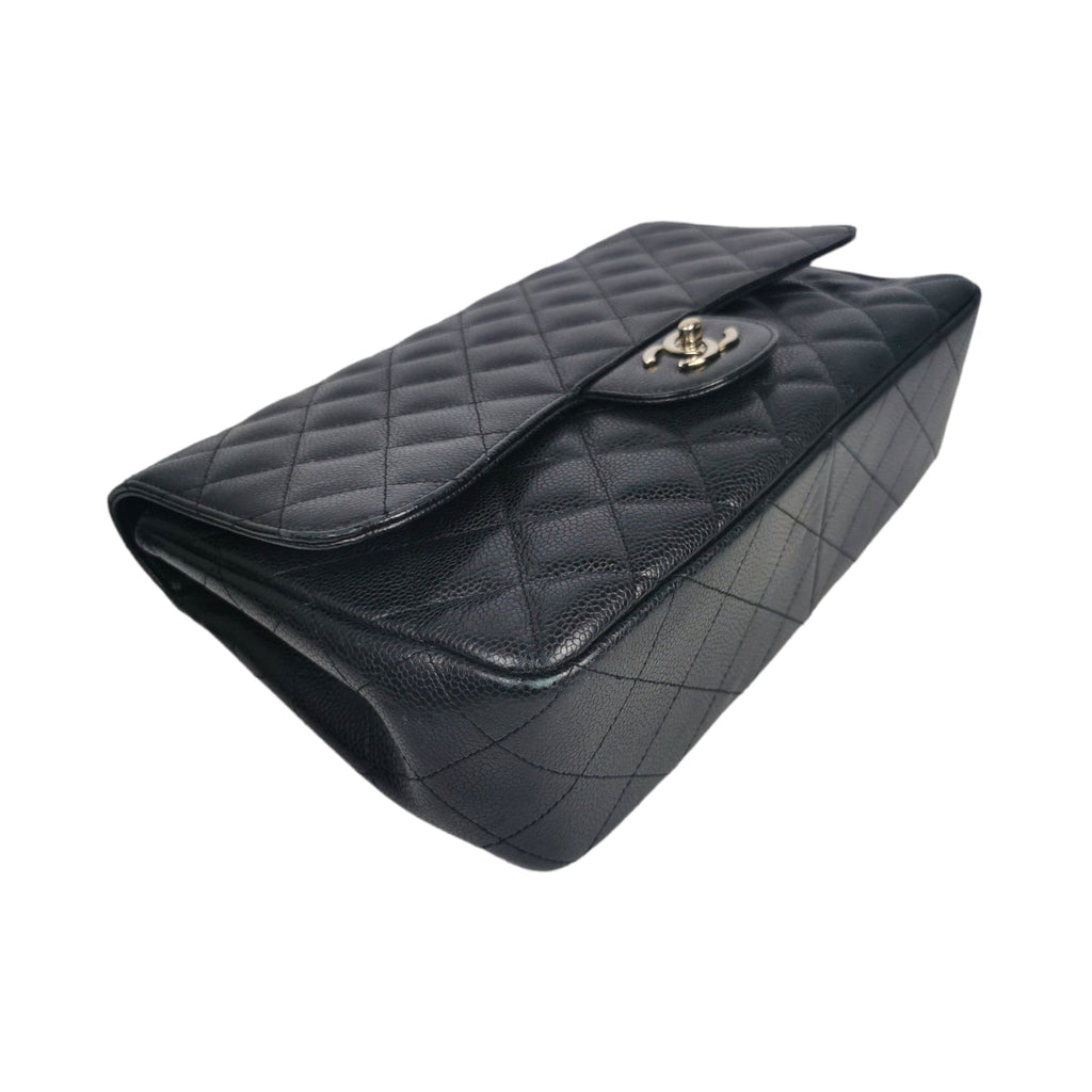 Chanel Classic Single Flap Jumbo Black Caviar SiLouis Vuittoner