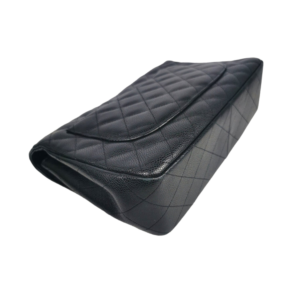Chanel Classic Single Flap Jumbo Black Caviar SiLouis Vuittoner