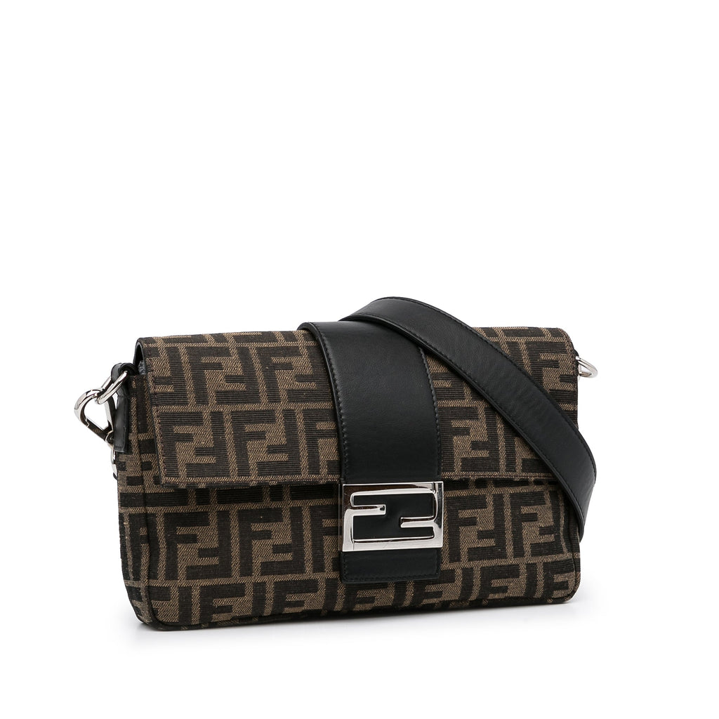 Crossbody Bag Zucca Brown Canvas
