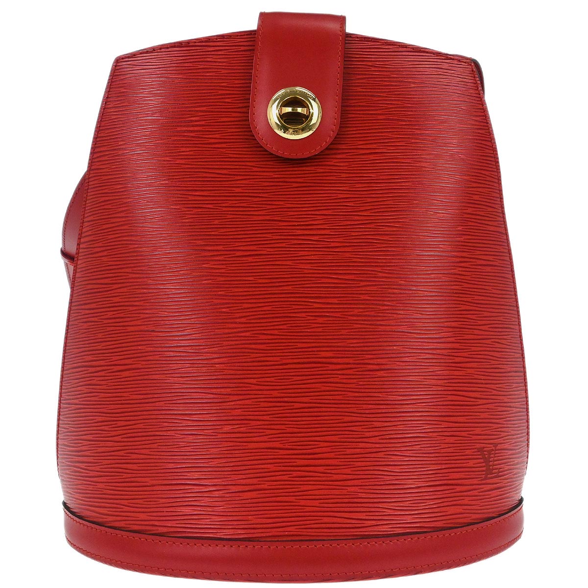 Louis Vuitton 1996 Red Epi Cluny Shoulder Bag M52257