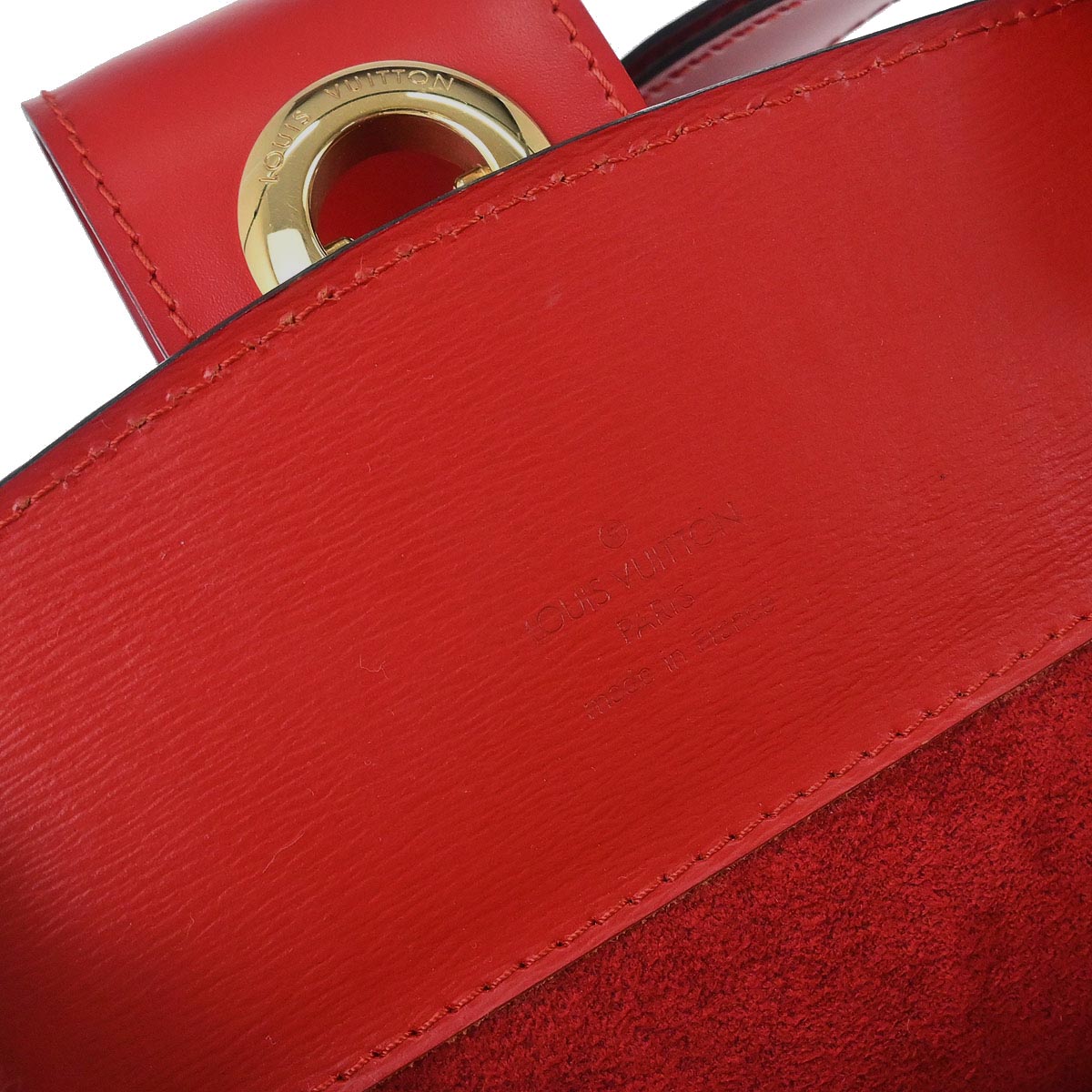 Louis Vuitton 1996 Red Epi Cluny Shoulder Bag M52257