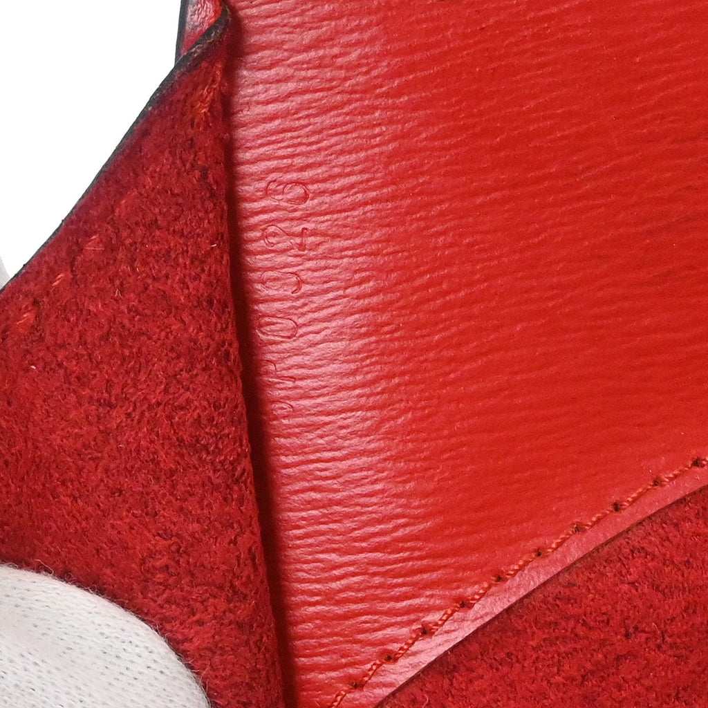 Louis Vuitton 1996 Red Epi Cluny Shoulder Bag M52257