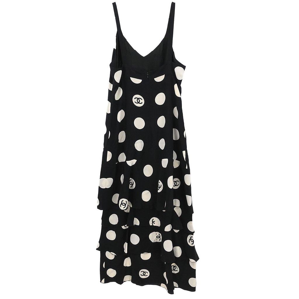 Chanel 1997 Camisole Dress Black #42
