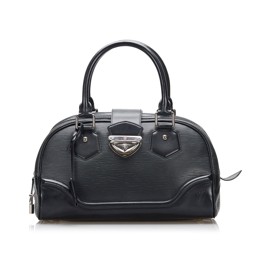 Louis Vuitton Bowling Montaigne GM Black Epi