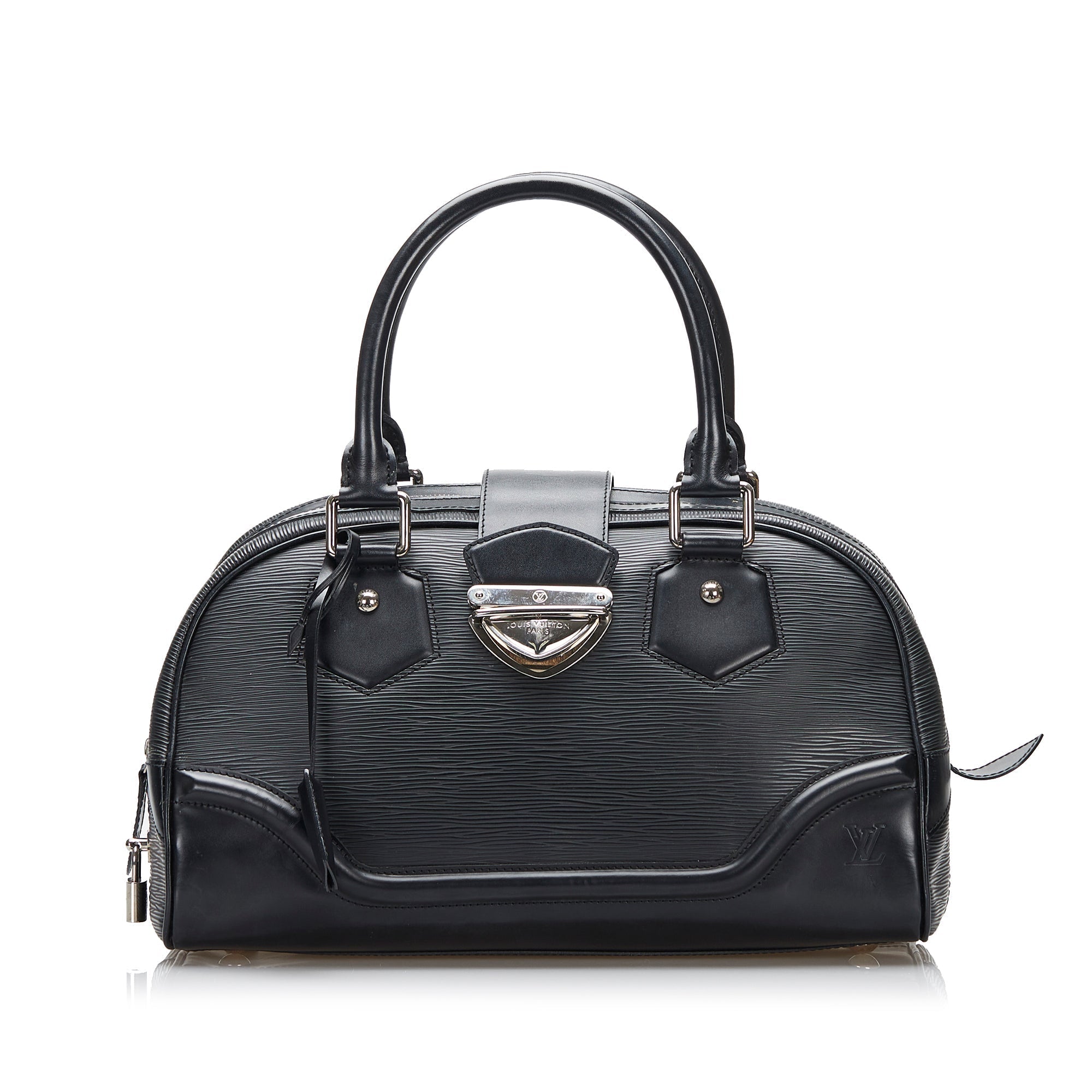 Louis Vuitton Bowling Montaigne GM Black Epi