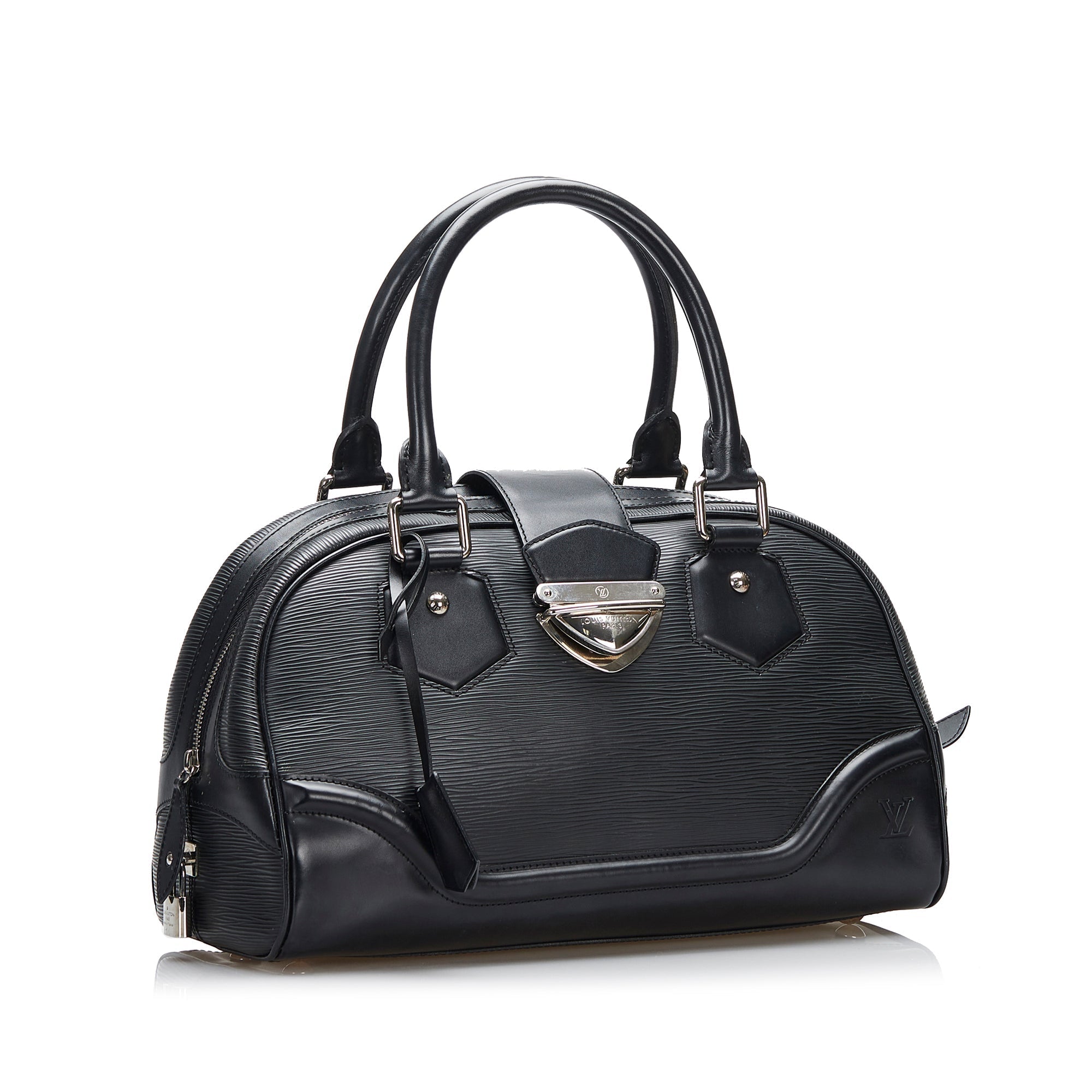 Louis Vuitton Bowling Montaigne GM Black Epi