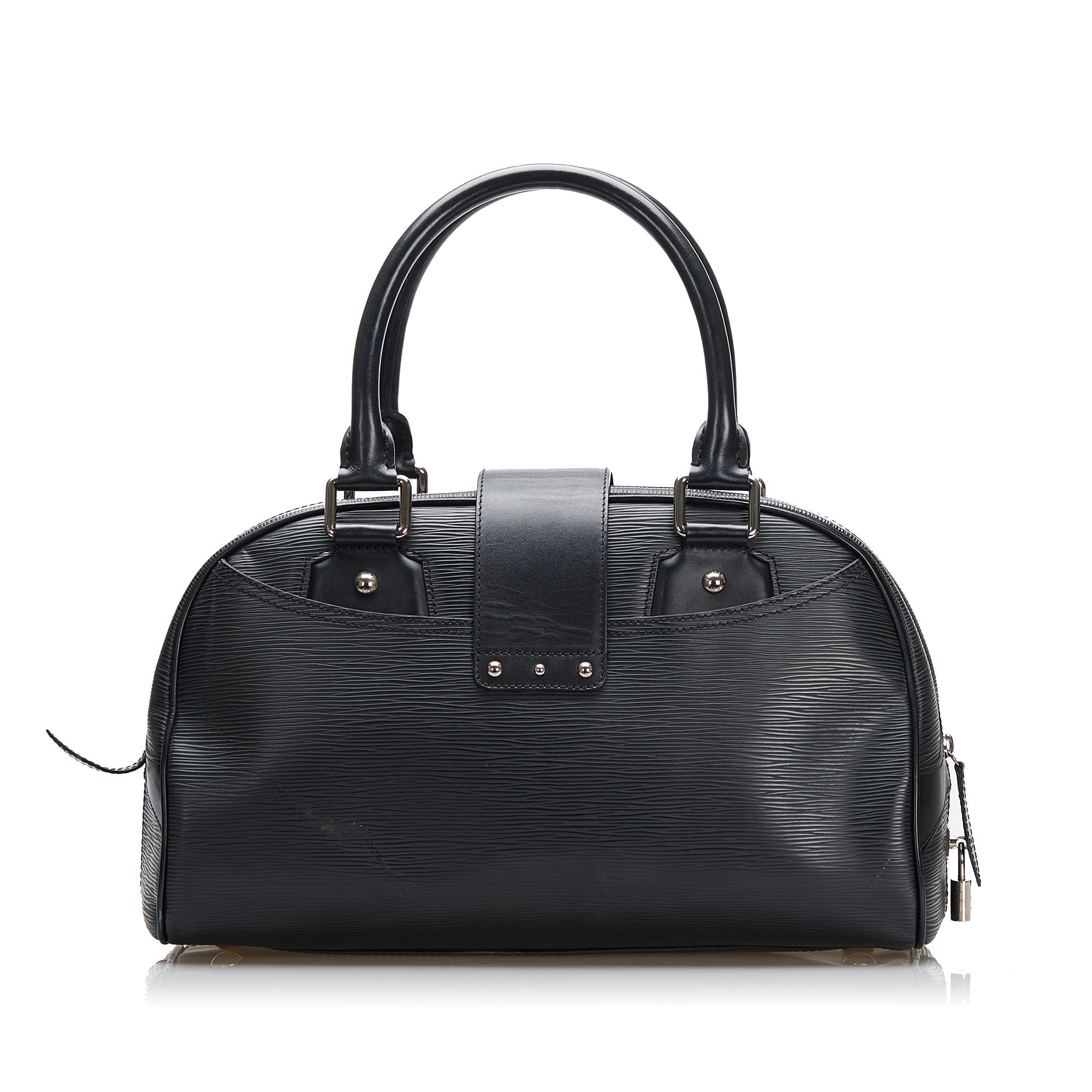 Louis Vuitton Bowling Montaigne GM Black Epi