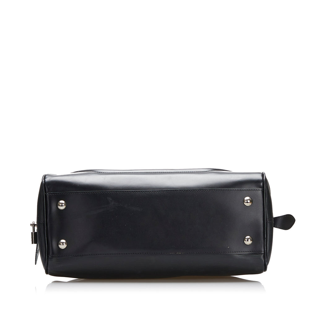 Louis Vuitton Bowling Montaigne GM Black Epi