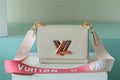 Louis Vuitton Twist PM Bag, Shoulder and Cross Body Bags For Women Quartz White 7.5in/19cm Louis Vuitton M59687