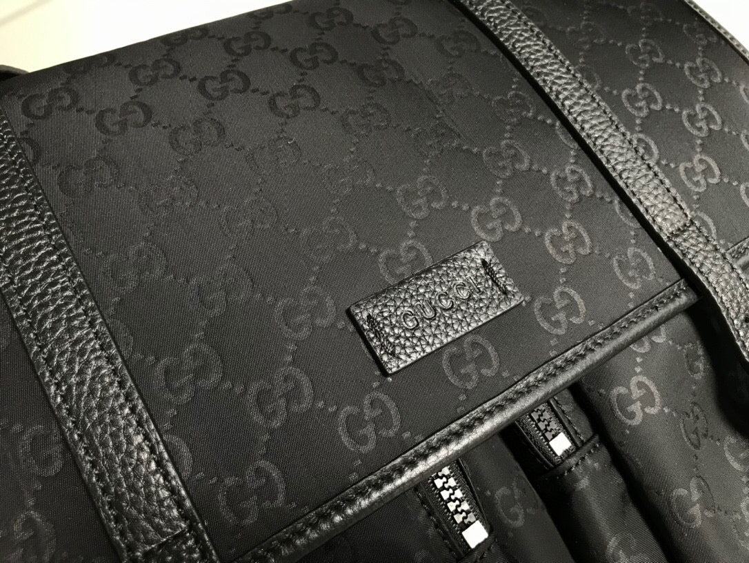 Shoulder Bag Nylon Shima Black Embossed For Men 13.8in/35cm Glami