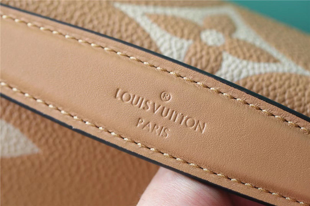 Louis Vuitton Pochette Metis Monogram Empreinte Arizona Brown / Creme Beige For Women,  Shoulder And Crossbody Bags 9.8n/25cm Louis Vuitton M46018