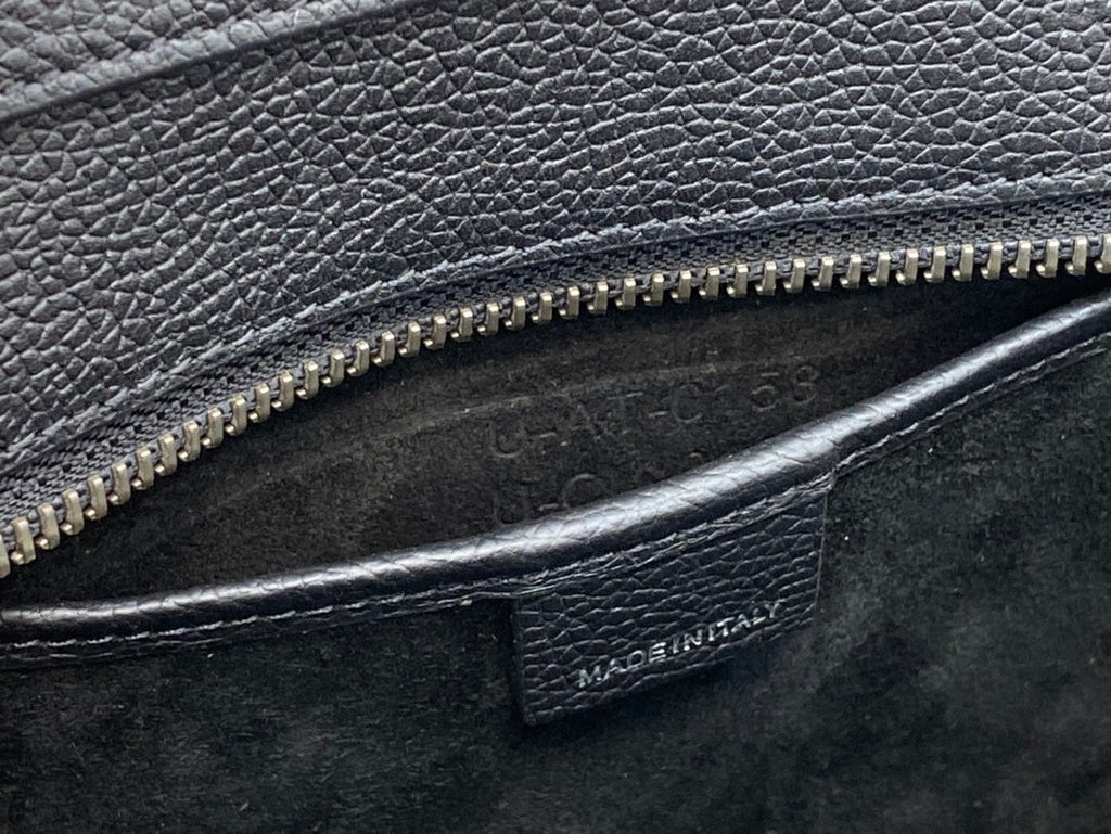 Top Quality Nano LuGucciage Bag In Drummed Black For WomLB 8in/20cm 189243HSC.38NO