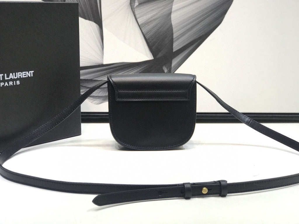 YSSL Kaia Small Satchel Black For Women 7in/18.5cm YSL 619740BWR0W1000