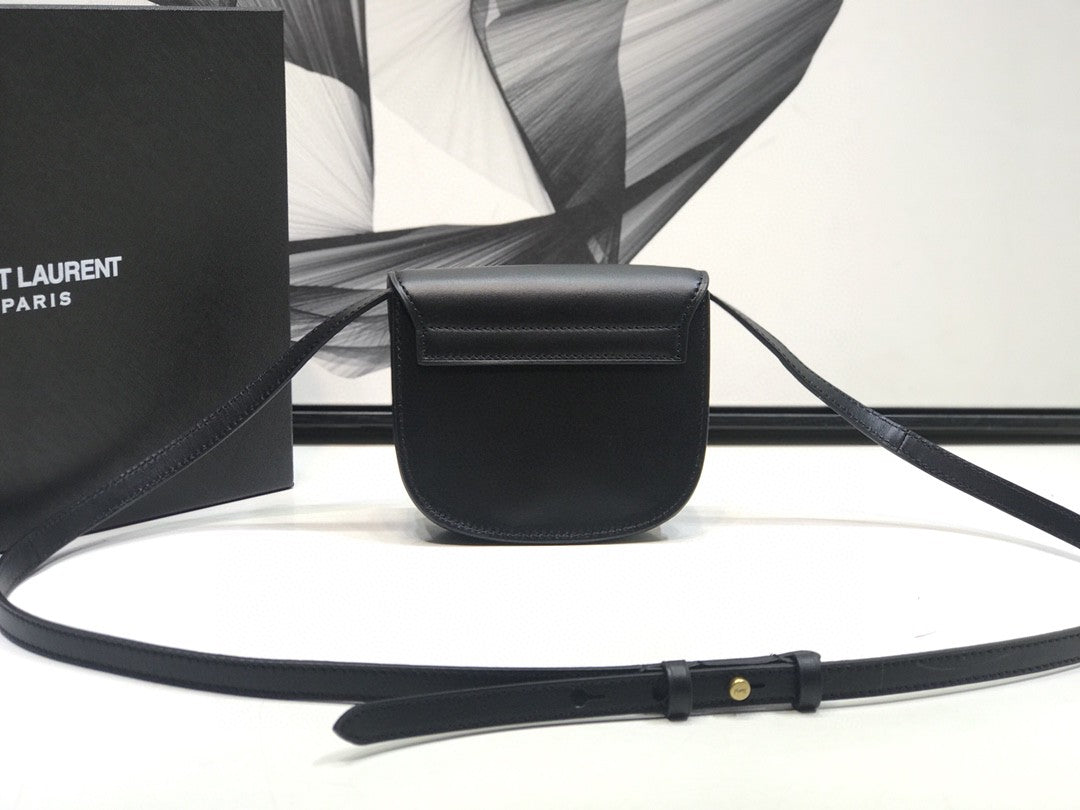YSSL Kaia Small Satchel Black For Women 7in/18.5cm YSL 619740BWR0W1000