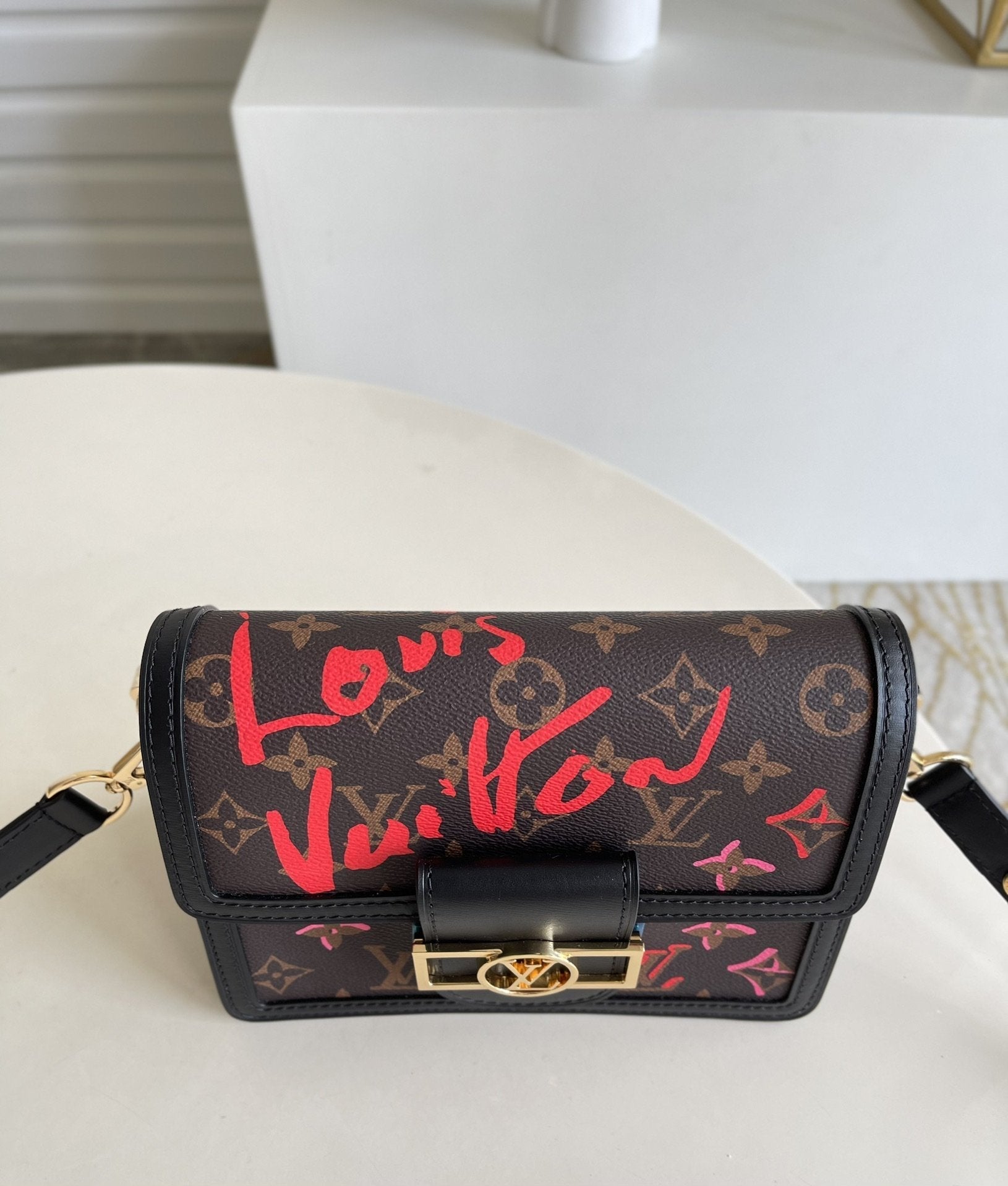 Top Quality Mini Dauphine Bags Fall In Love With Monogram Canvas Brown For Women 20cm Top Quality M45889