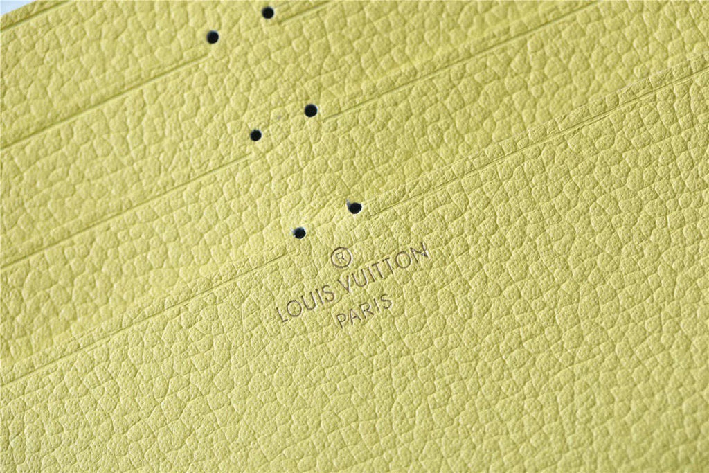 Louis Vuitton Pochette Felicie Monogram Empreinte Pink/ Beige/ Yellow For Women,  Shoulder And Crossbody Bags 21cm/8.3in Louis Vuitton M81359