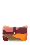 Mary FranCelines Multcolor Printed Embellished Shoulder Bag