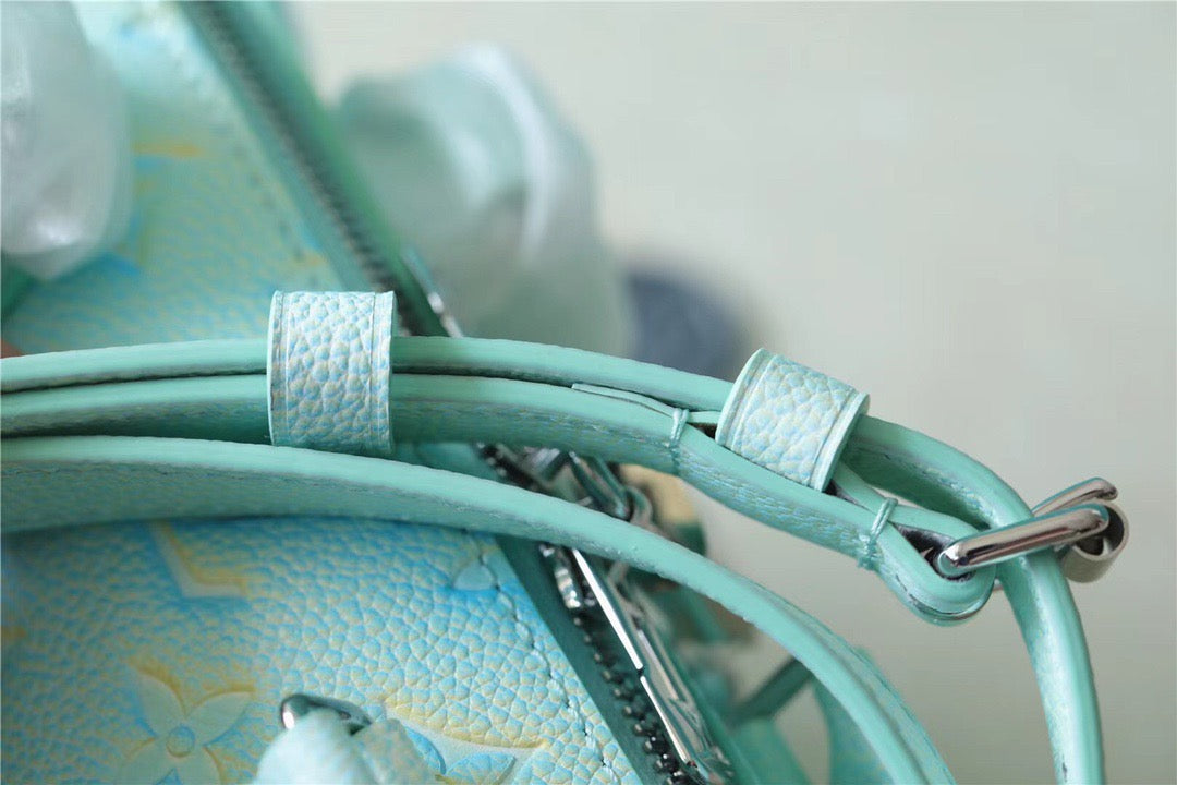 Louis Vuitton Speedy Bandouliere 20 Monogram Empreinte Vert D’eau Green For Women,  Shoulder And Crossbody Bags 20.5cm/8.1in Louis Vuitton M46092