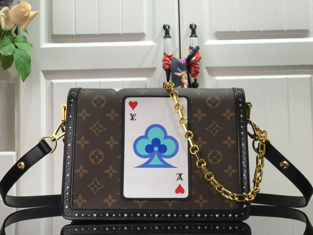 Louis Vuitton Dauphine MM Game On Monogram Canvas By Nicolas Ghesquiere For Women, Women’s Handbags, Shoulder And Crossbody Bags 9.8in/25cm Louis Vuitton M57448