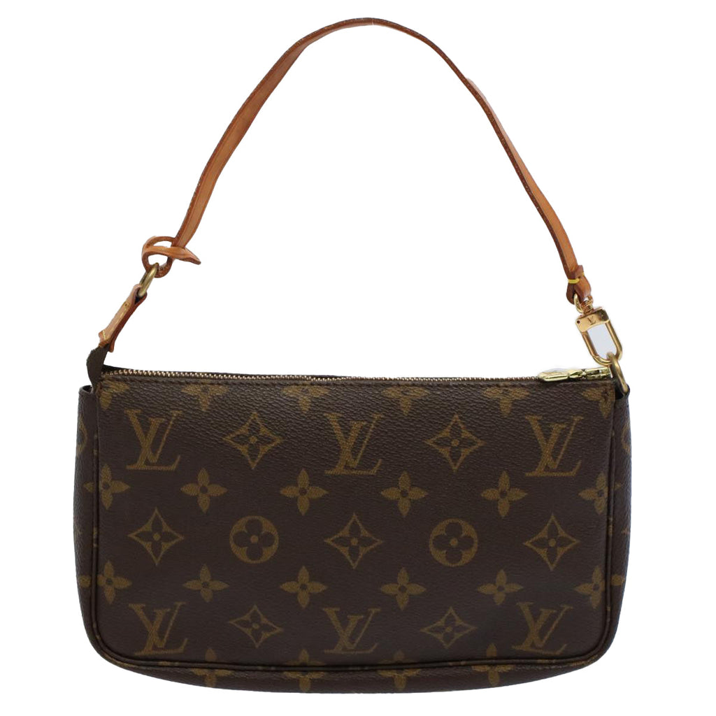 Louis Vuitton Pochette Accessoire  Canvas Clutch Bag