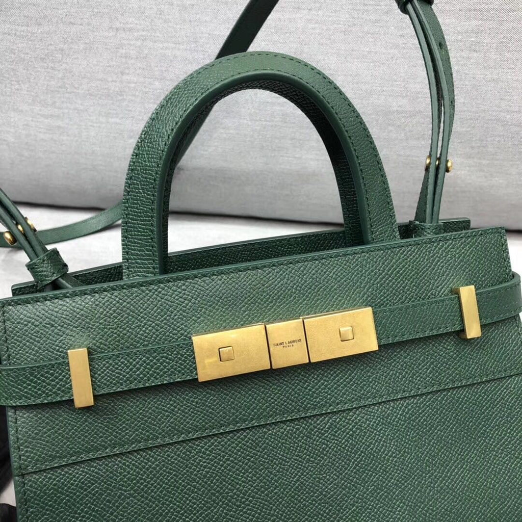 YSSL Manhattan Nano Shopping Bag In Box Green For Women 8in/21cm YSL