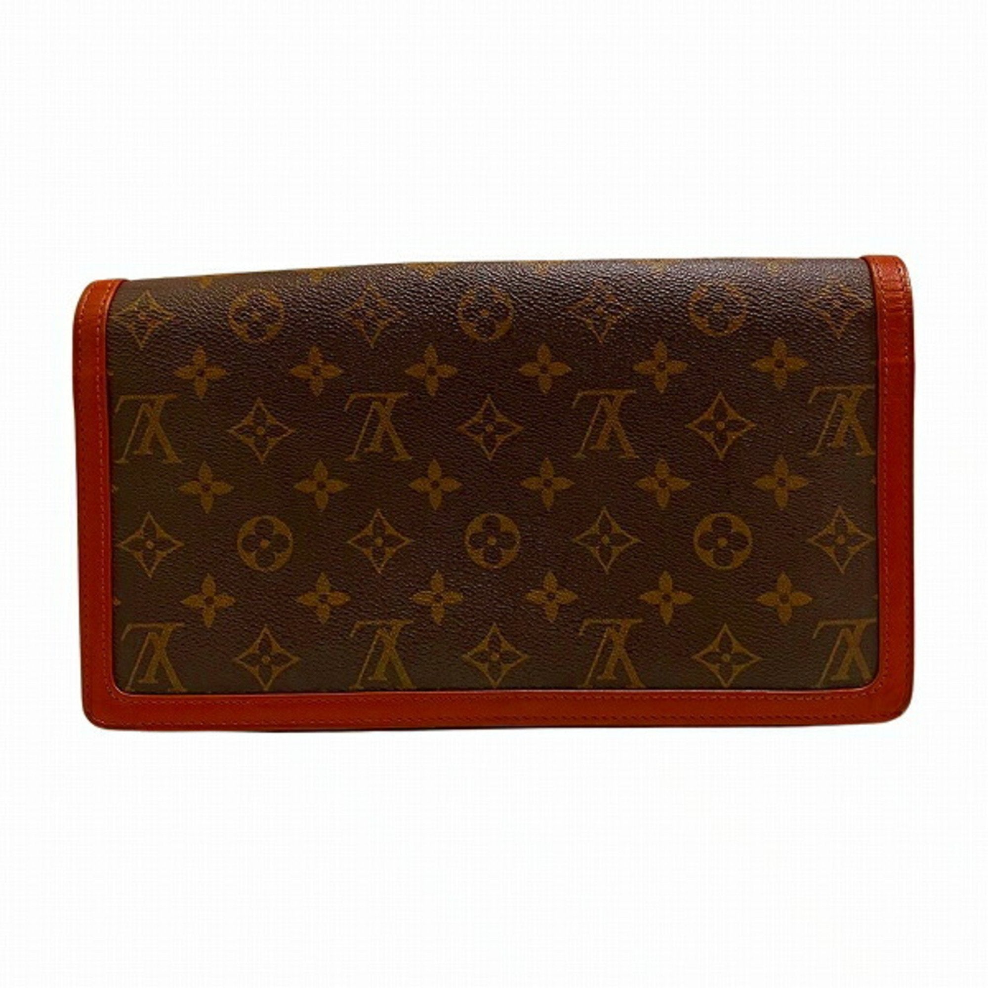 Louis Vuitton Pochette Dame  Canvas Clutch Bag
