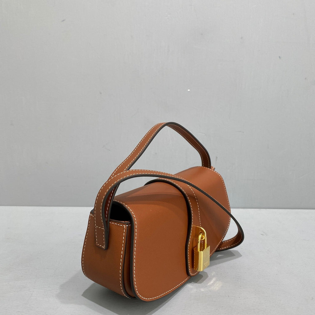 GLAMI Clutch On Strap Brown For Women 7in/18cm 10I593DQ1.04LU