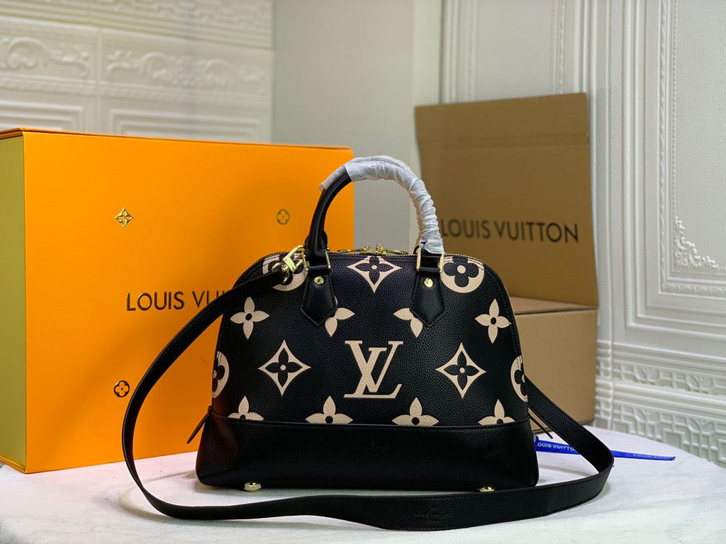 Louis Vuitton Neo Alma PM Monogram Empreinte Black/Beige For Women,  Shoulder And Crossbody Bags 13.8in/35cm Louis Vuitton