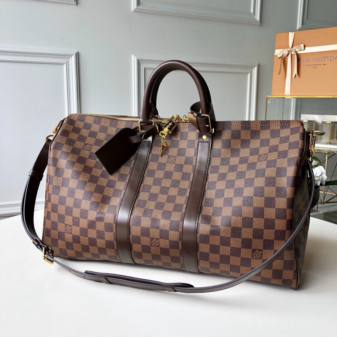 Top Quality LuGucciage Bag Damier 50cm Brown