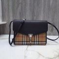 Small Vintage Check And Crossbody Bag Black For Women, Bags 9in/24cm