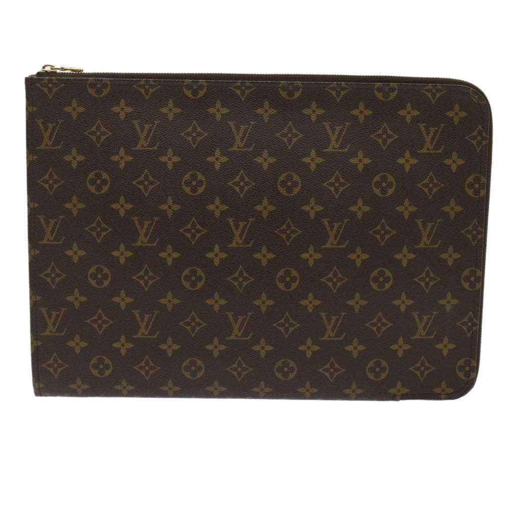 Louis Vuitton Poche Document  Canvas Clutch Bag