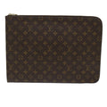 Louis Vuitton Poche Document  Canvas Clutch Bag