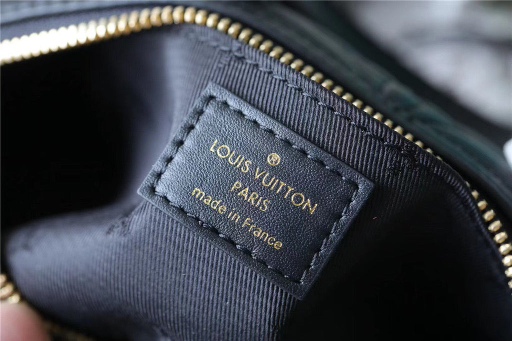 Louis Vuitton Papillon GLAMI Bag Classic Monogram For Women 20cm Black Louis Vuitton M59800