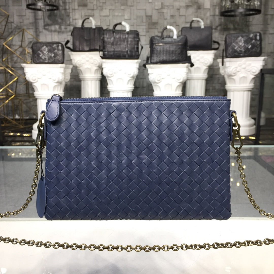Chain Shoulder Bag Blue, For Women, Women Bags 9.6in/24.5cm