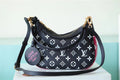 Louis Vuitton Bagatelle Monogram Empreinte Black / White / Pink For Women,  Shoulder And Crossbody Bags 22cm/8.7in Louis Vuitton M46091