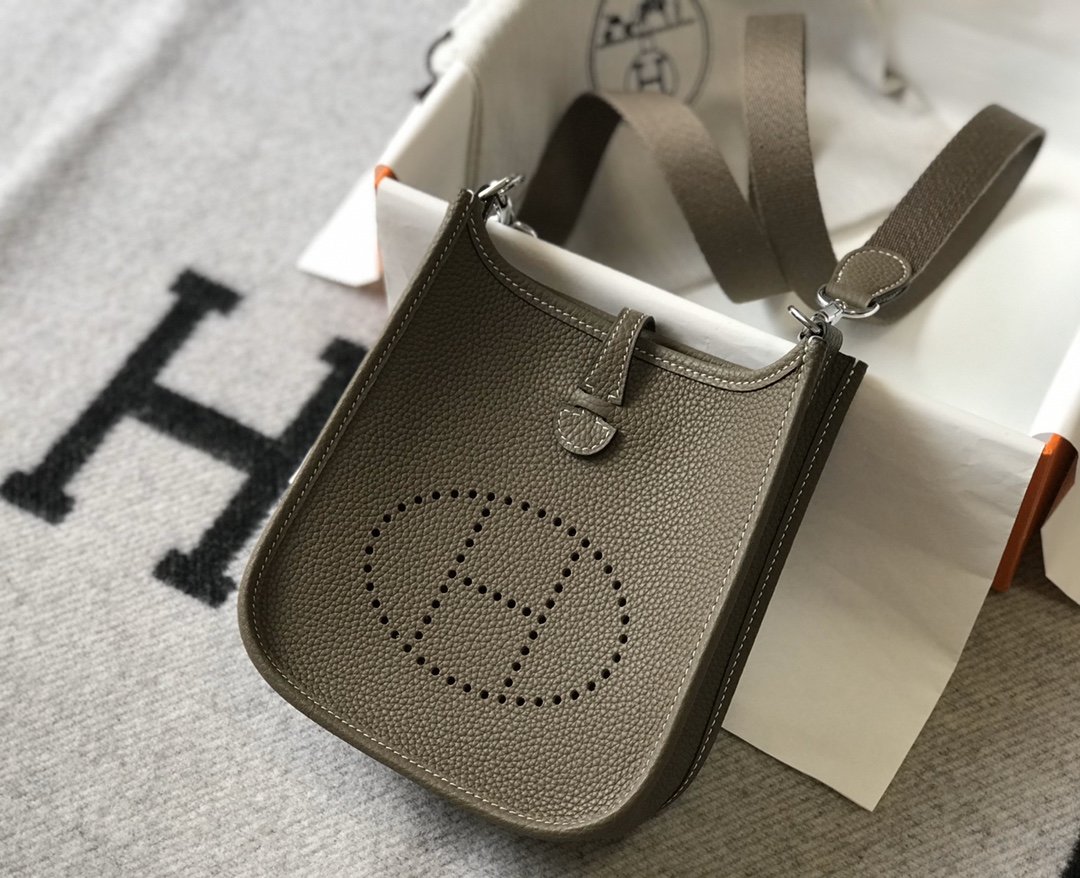 Evelyne 16 Amazone Bag Etoupe With SiLouis Vuittoner-Toned Hardware For Women, Shoulder And Crossbody Bags 6.3in/16cm H069426CKBF