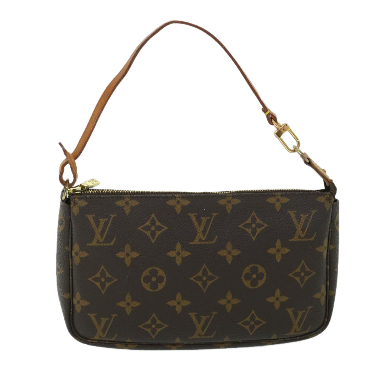Louis Vuitton Pochette Accessoire  Canvas Clutch Bag