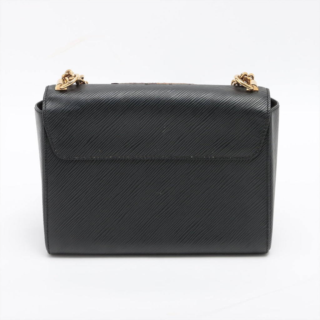 Louis Vuitton Twist Handbag Epi Leather Black Leather Shoulder Bag